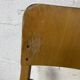 Paire de chaise pliante dépareillés en bois