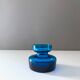 Midmodern vase petrol, vintage vase, 60's interior