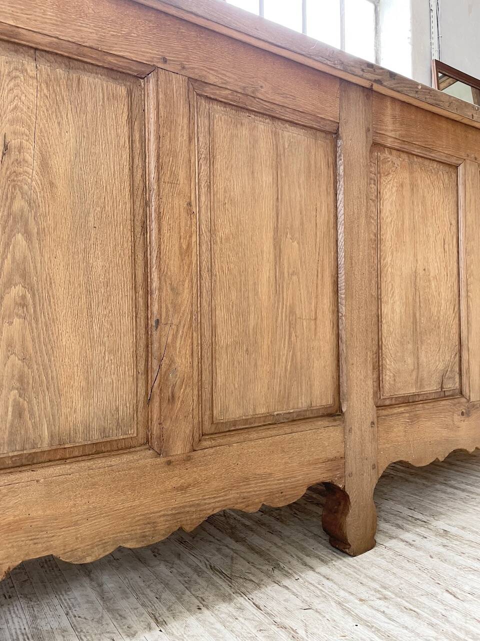 Comptoir en chêne XXL 260 cm