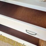 White vintage commode from the 1960s.