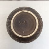 Vintage ceramic vase stamped numbered dimension: height -32cm- diameter -23.5cm-