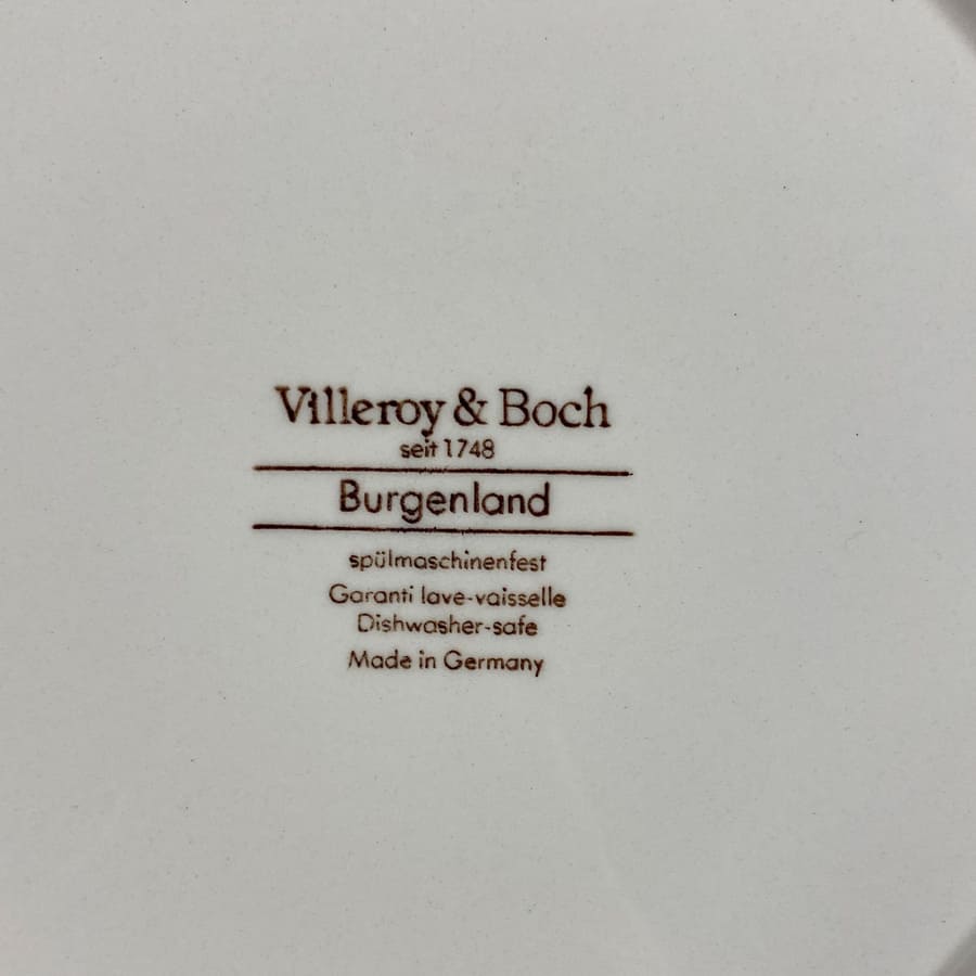 Villeroy and Boch plates