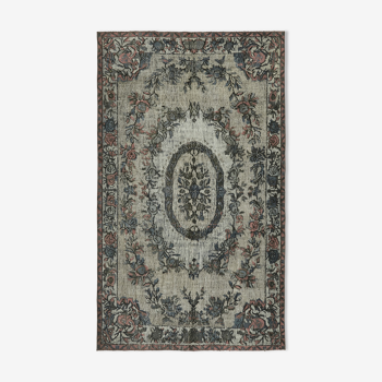 Tapis gris 1980s 173 cm x 284 cm