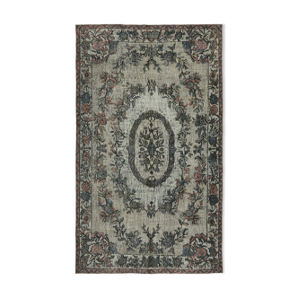 Tapis gris 1980s 173 cm x 284 cm