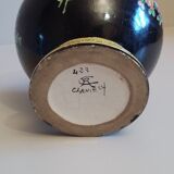 Clamecy earthenware vase by Roger Colas