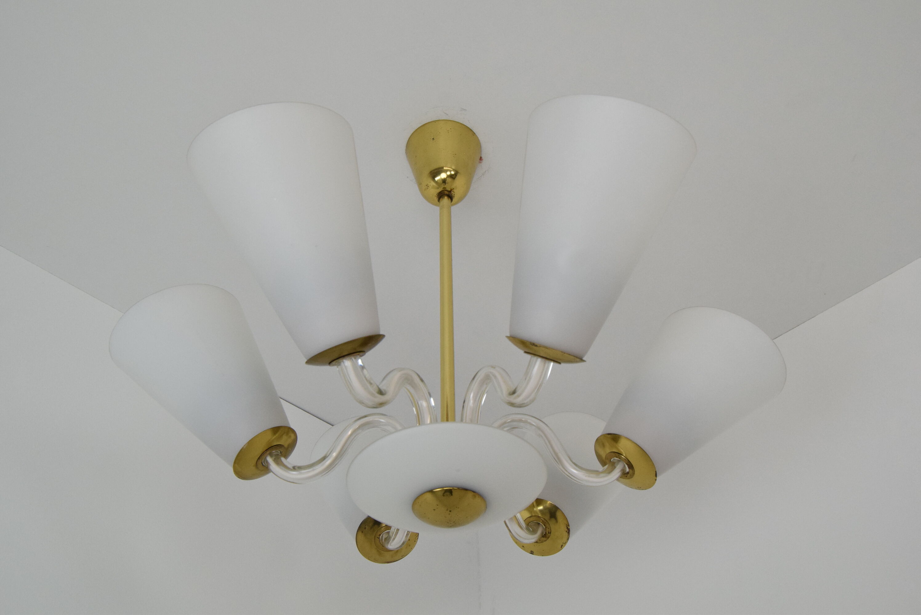 Mid-century Chandelier/kamenicky Senov,1960's.