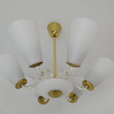 Mid-century Chandelier/kamenicky Senov,1960's.
