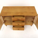Commode scandinave en orme, Swedish modern, Suède, 1940