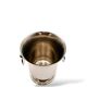 Silver-plated champagne bucket with ring handles.