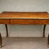 Louis XV style flat desk in marquetry - 20th century work