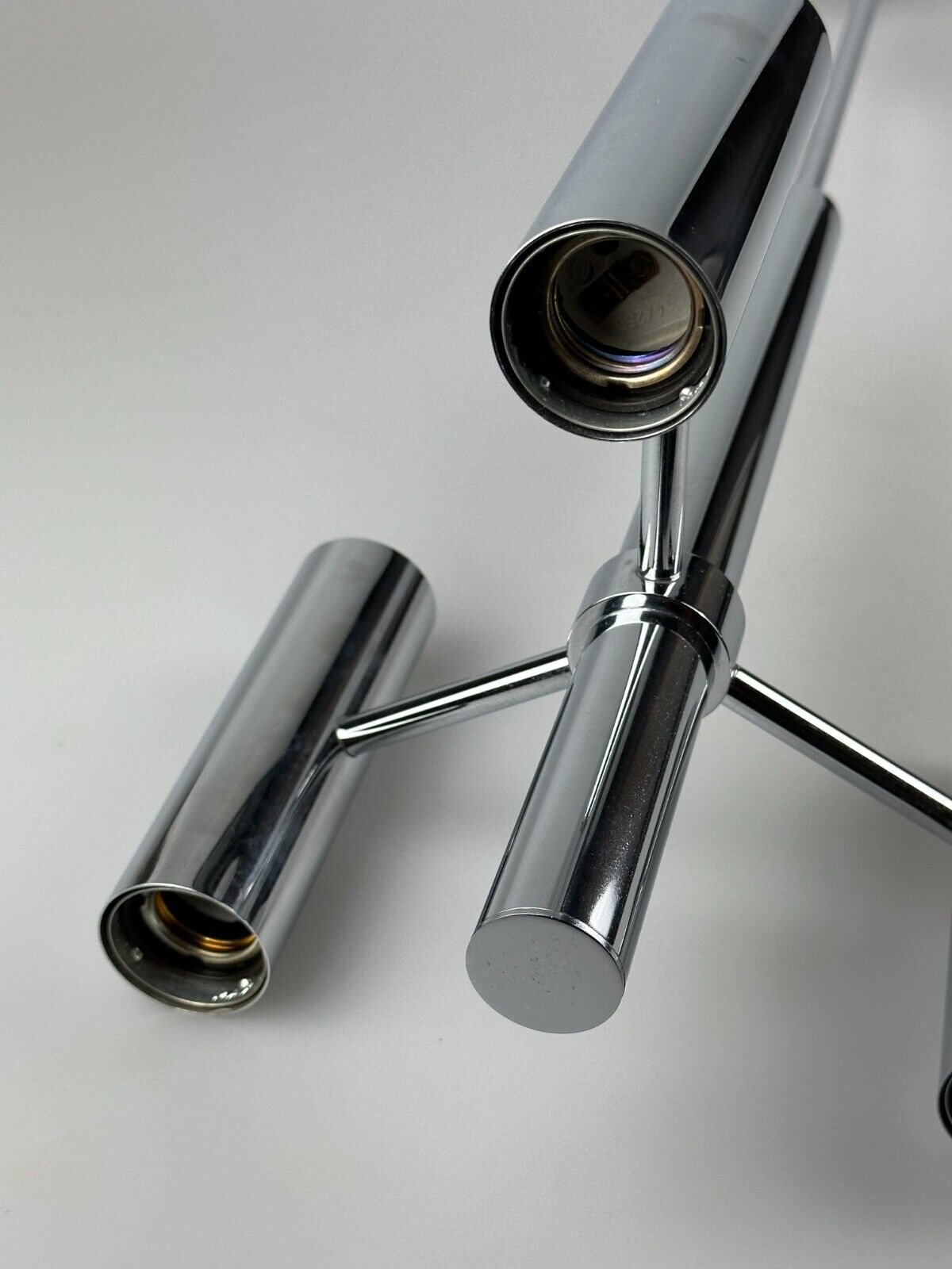 Lustre Spoutnik à 6 flammes des années 60 des années 70 par Hustadt Leuchten Allemagne