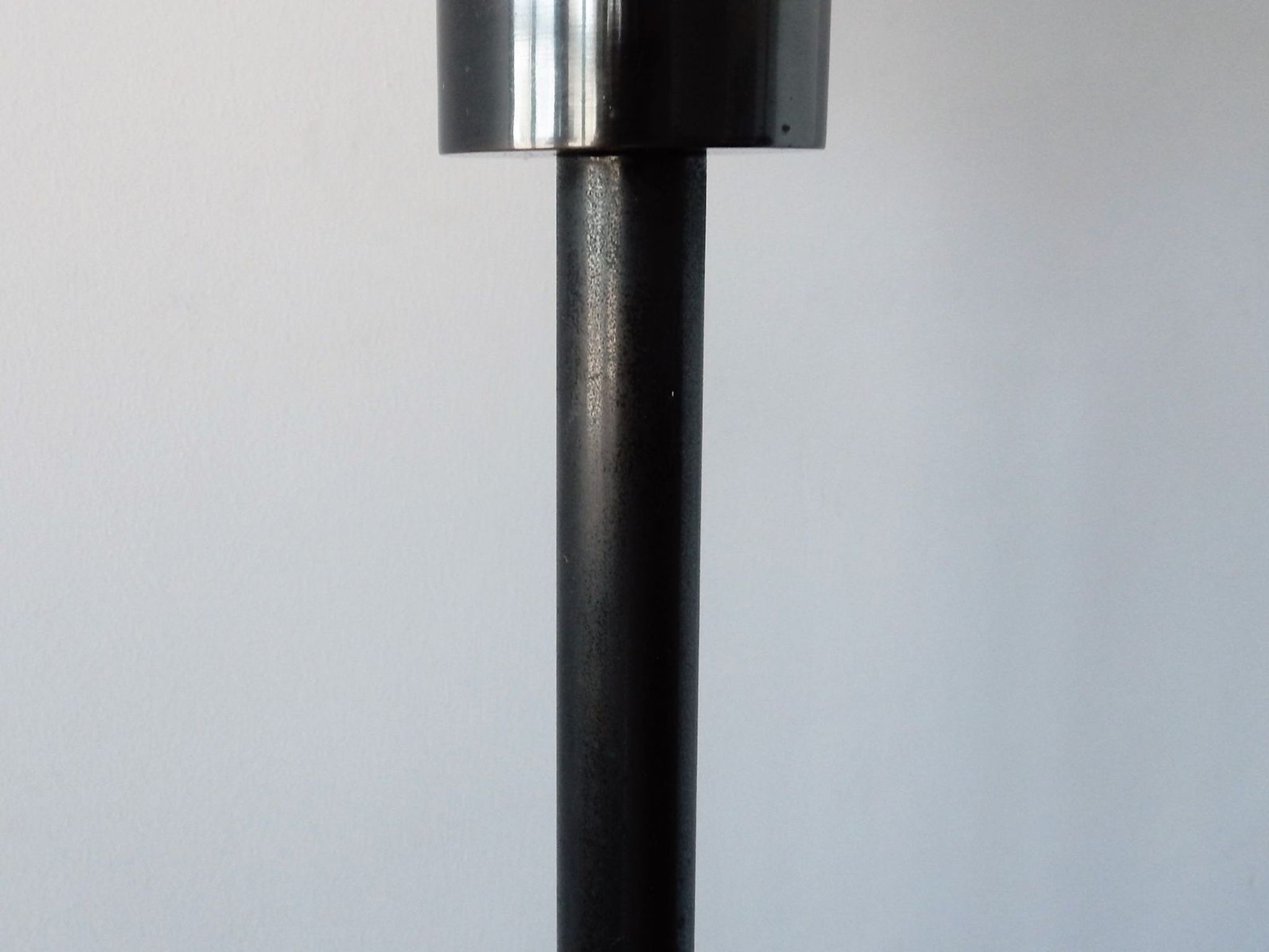 Lampadaire vintage avec abat-jour en forme d'anneau 1970s