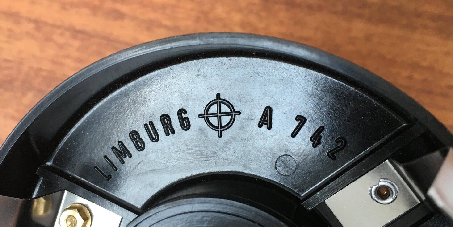 Vintage 1970s German space age table lamp by Limburg.