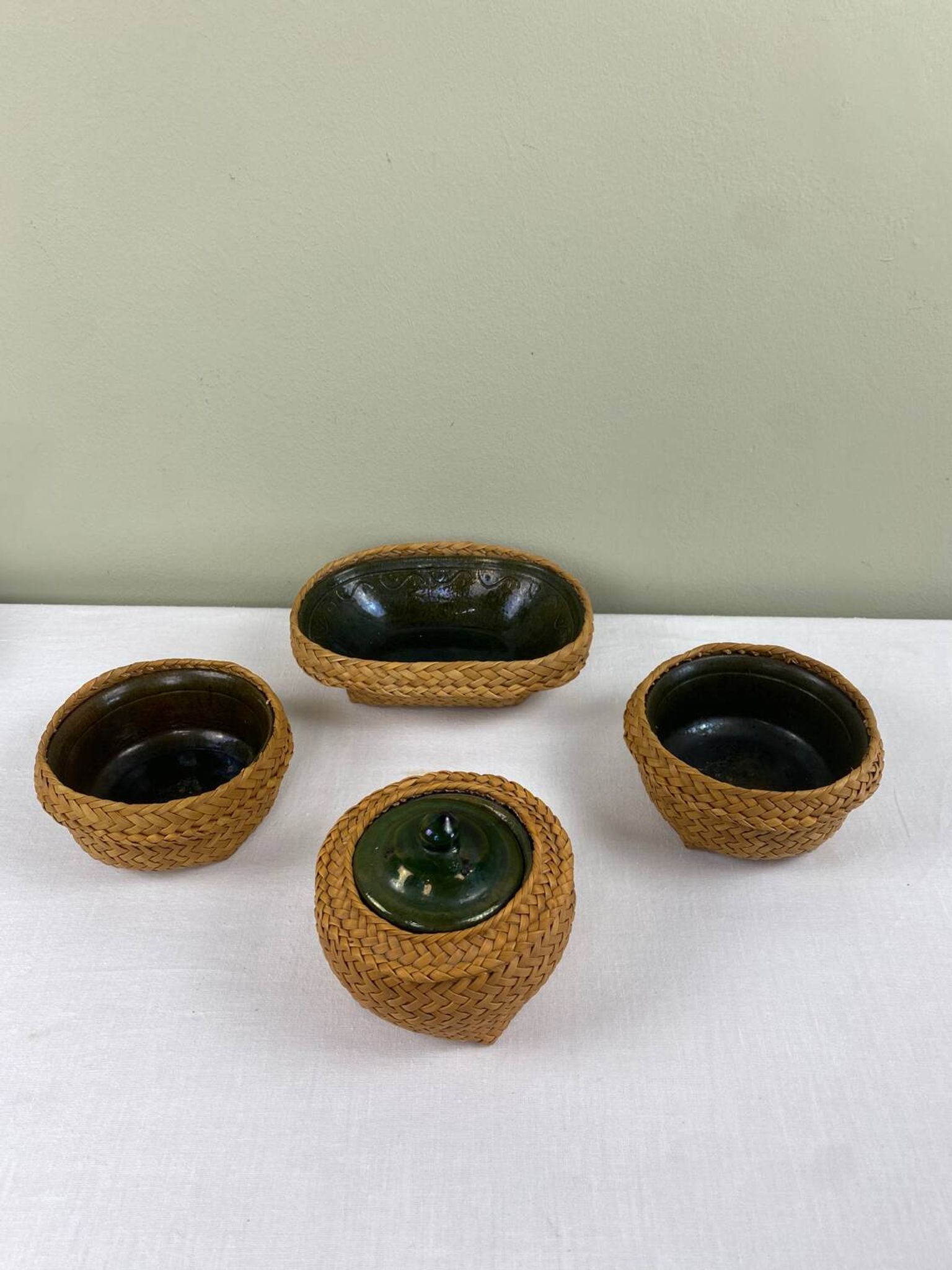 Vintage ethnic service