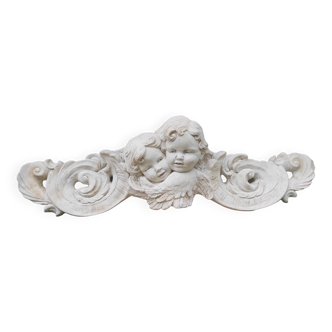 Stucco decoration depicting angels