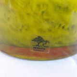 Vase verre scandinave signé John Orwar Lake