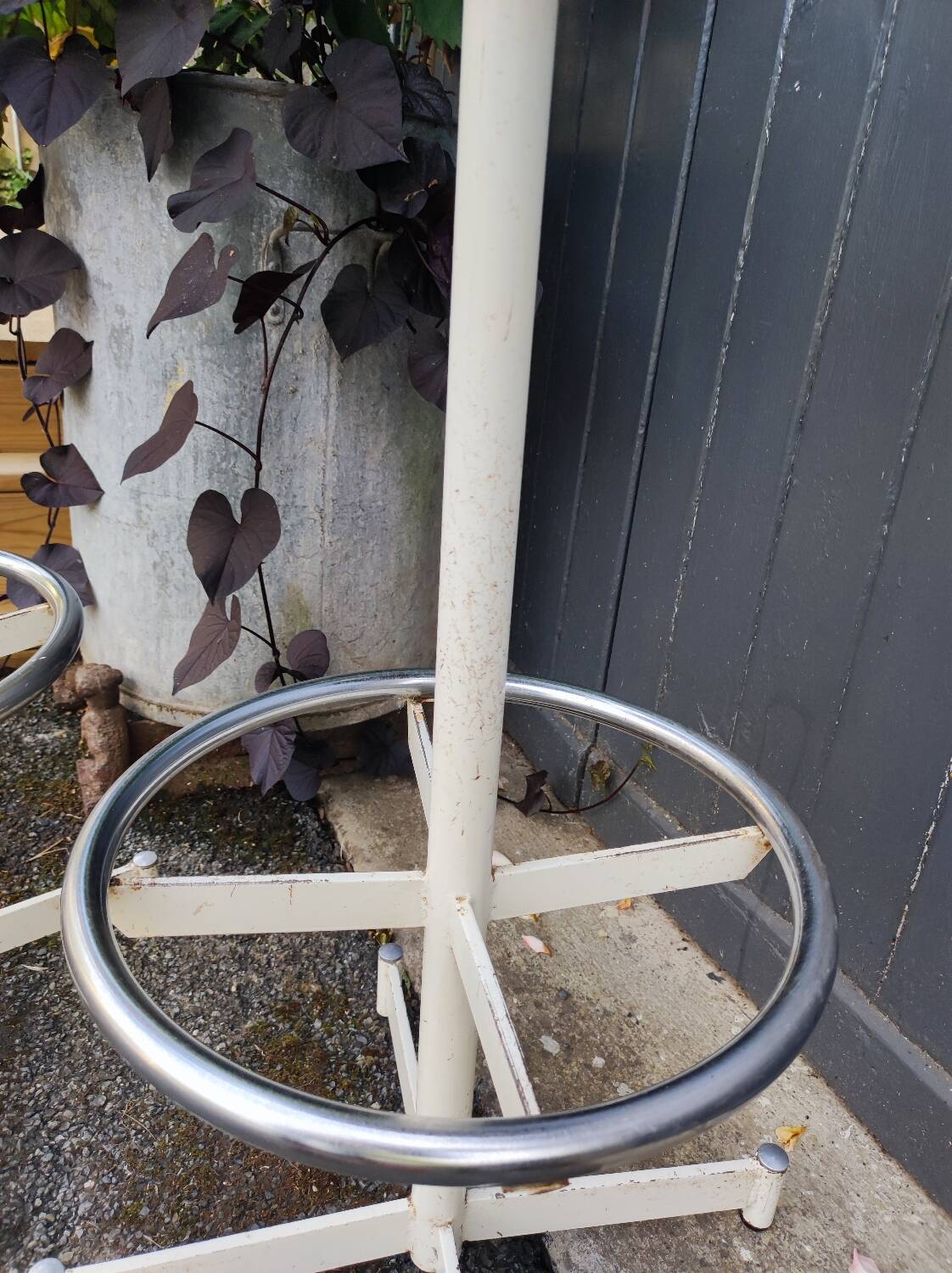 Two beautiful vintage bar stools