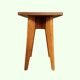 Petite table d’appoint vintage pieds compas