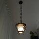 Antique Gothic ceiling lamp bronze  1920