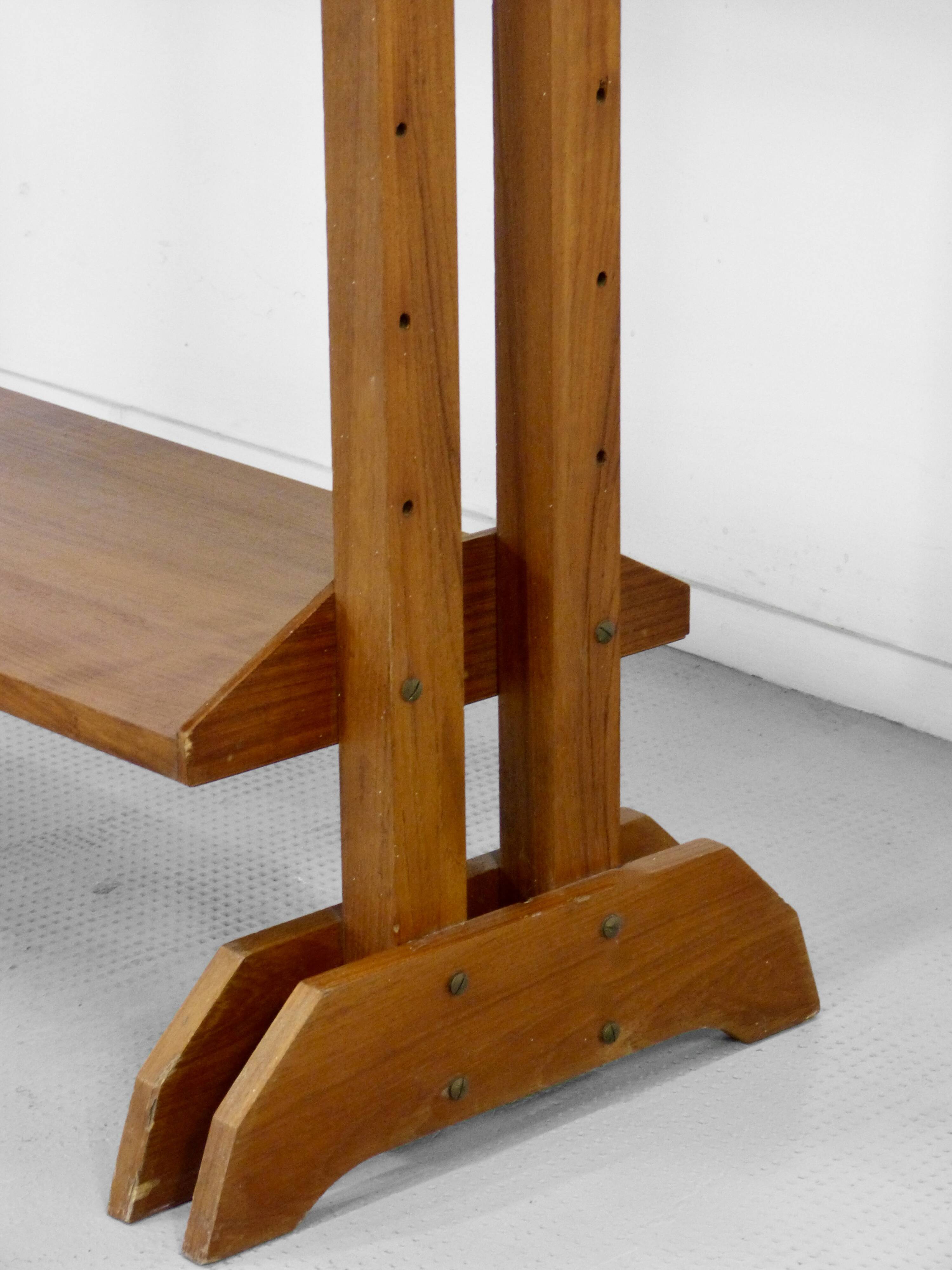 Midcentury Italian Shelving Unit / Bookcase / Cupboard In Teak