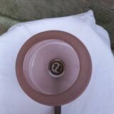 Vintage pink opaline wall lamp