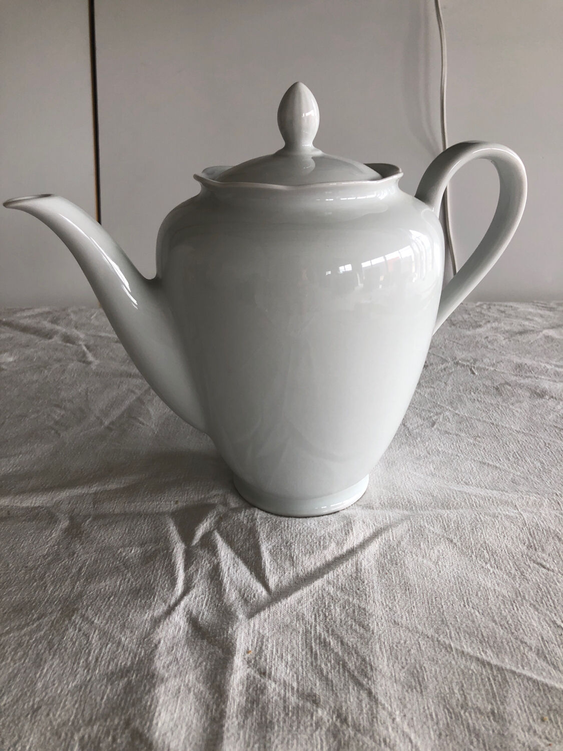 Bavaria festoon white porcelain coffee pot