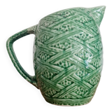 Old green slip pitcher