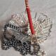 Art Deco glass basket