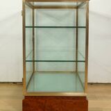 Display Cabinet in Brass and Elm – 1950