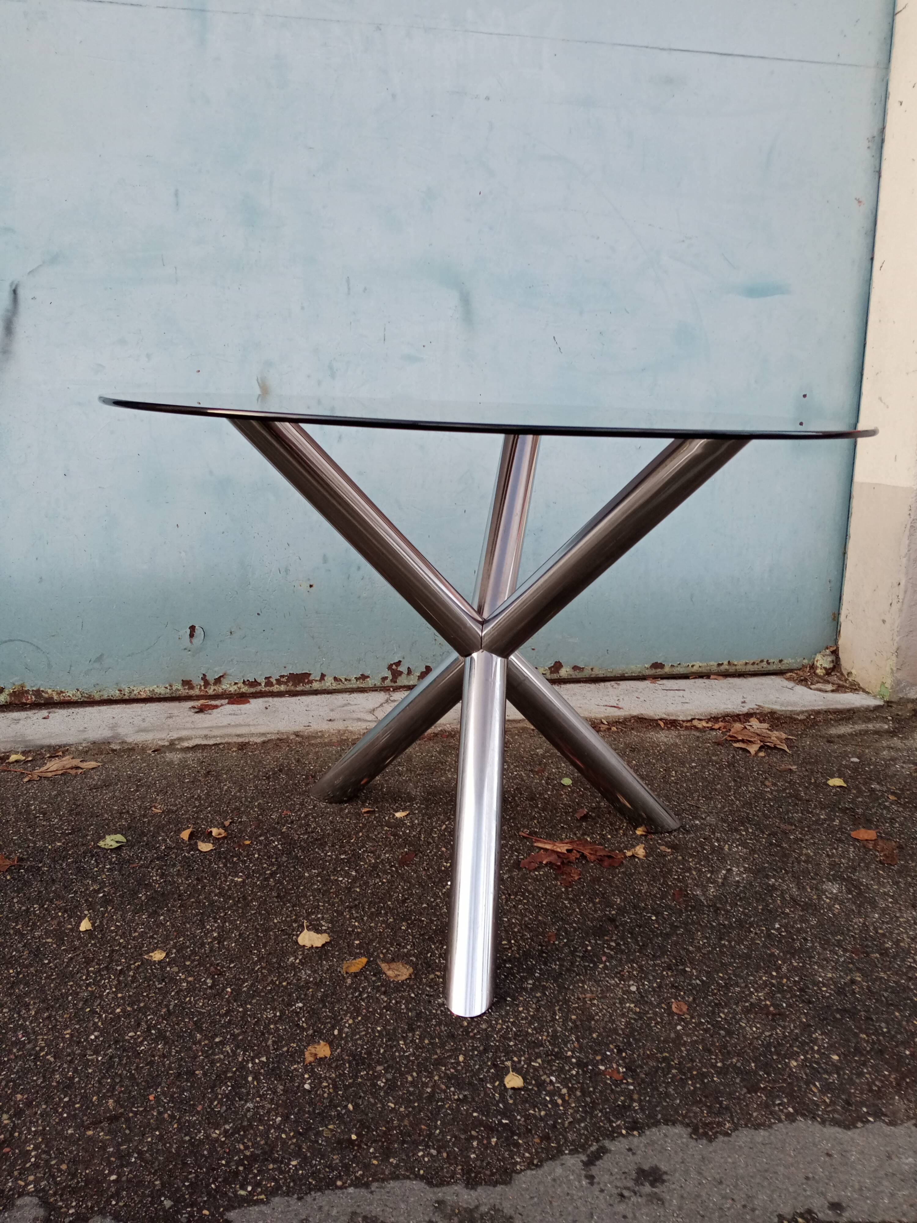 Vintage table 70 ,chrome