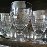 Service de 18 verres en cristal