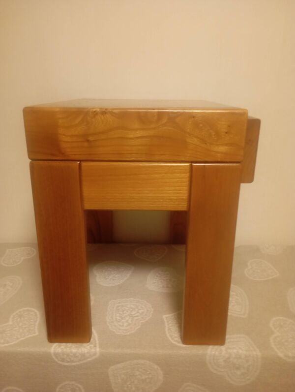 Table de chevet Regain en orme massif