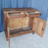 Low art deco walnut sideboard