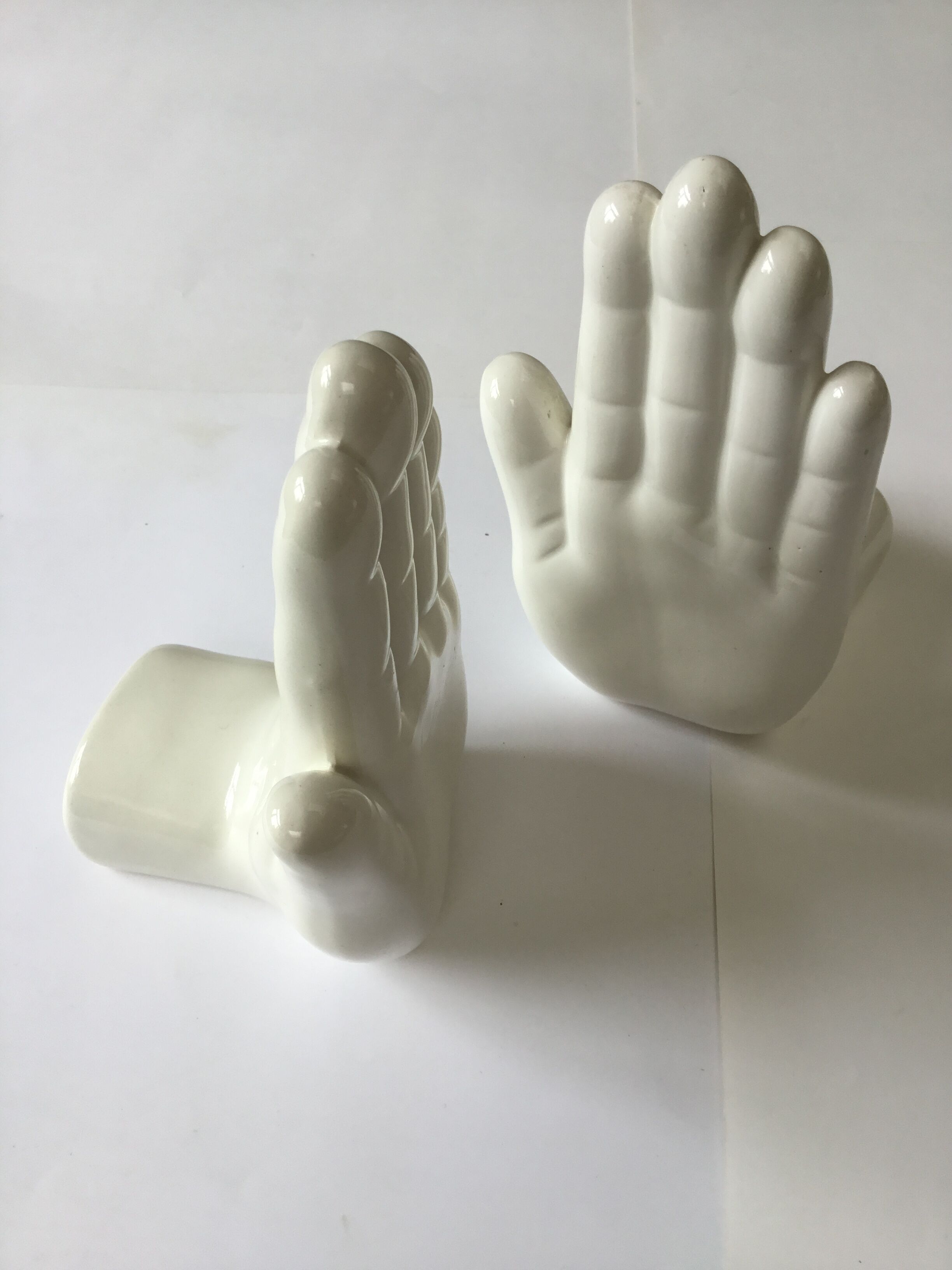 Bookends in earthenware 1980's