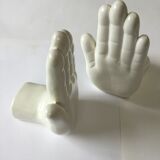 Bookends in earthenware 1980's