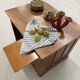 Oak and veneer counter or desk