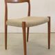 Suite de 6 chaises Niels O Möller modèle 77' Dukkerup