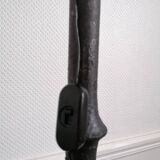 Tripod lamp in wrought iron