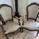 Paire fauteuils Napoléon III