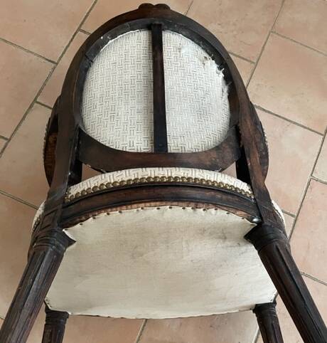 Antique Louis XV convertible armchairs