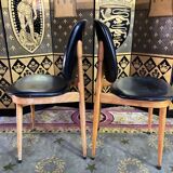 Pair of baumann chairs model pegasus