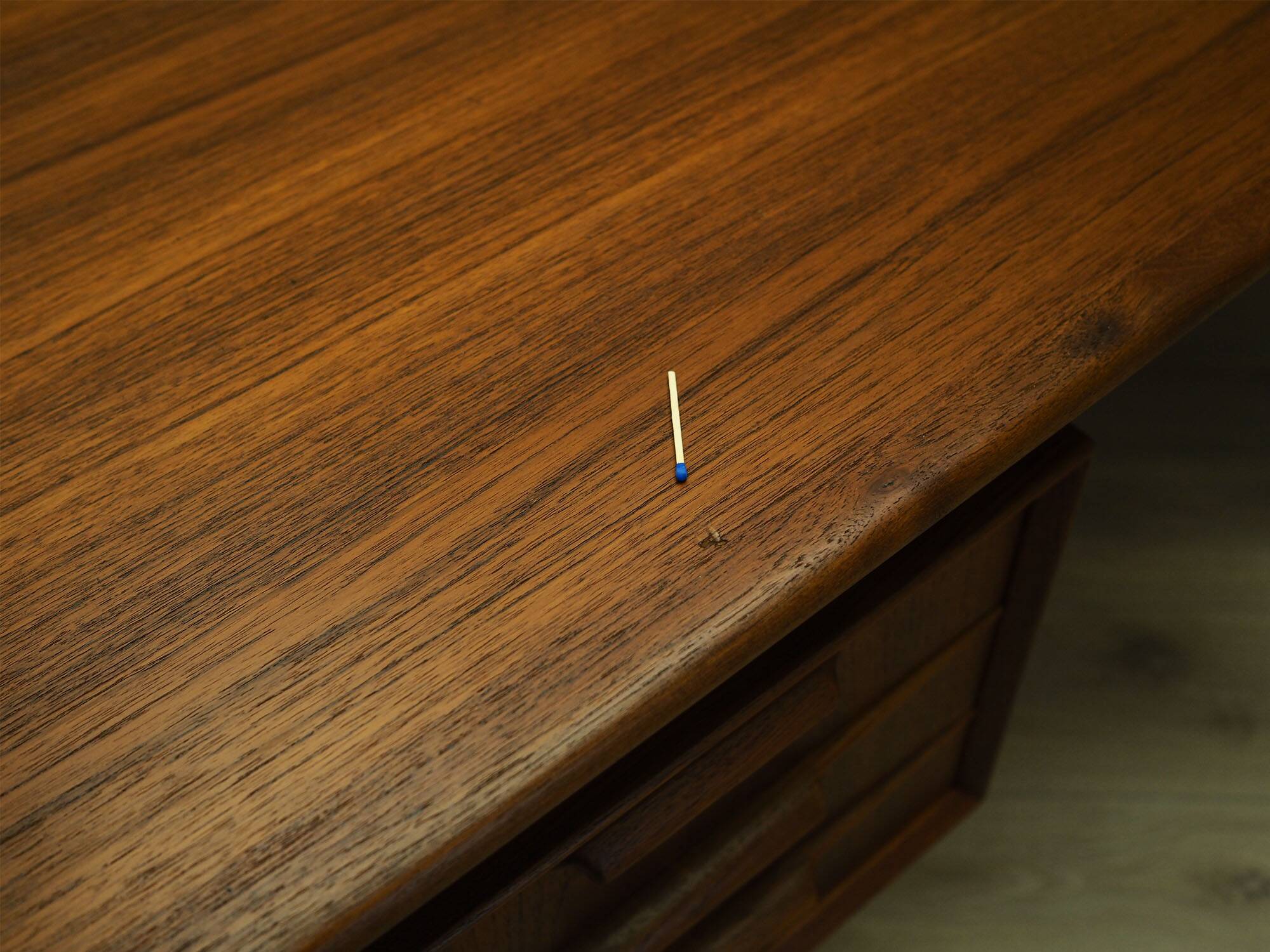 Teak desk, Danish design, 1970s, manufacturer: Omann Jun