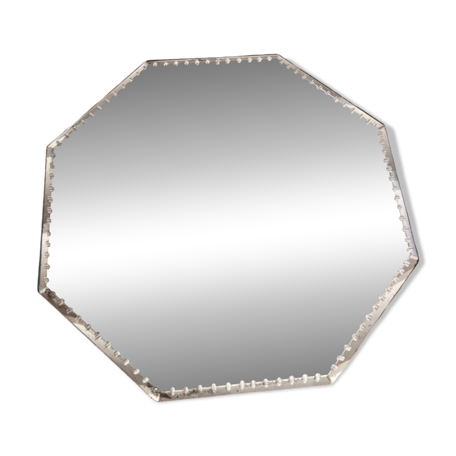 Vintage beveled mirror