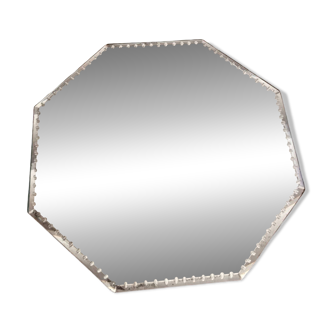 Vintage beveled mirror