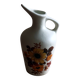 Jug / Vase jug in ceramic with a sunflower design (1970s)