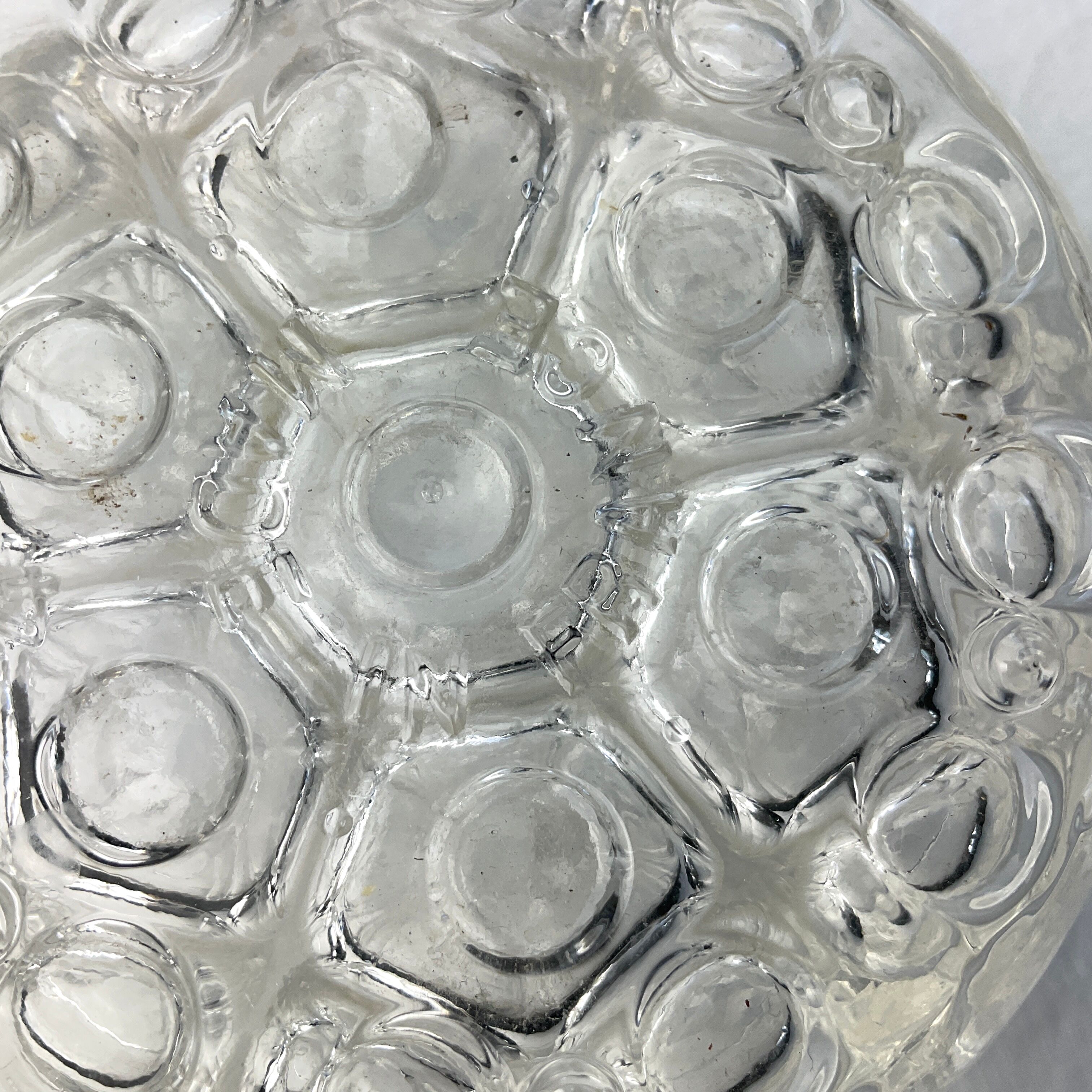 Vintage glass pencil holder
