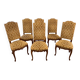 Chaises tapissées type Louis XV