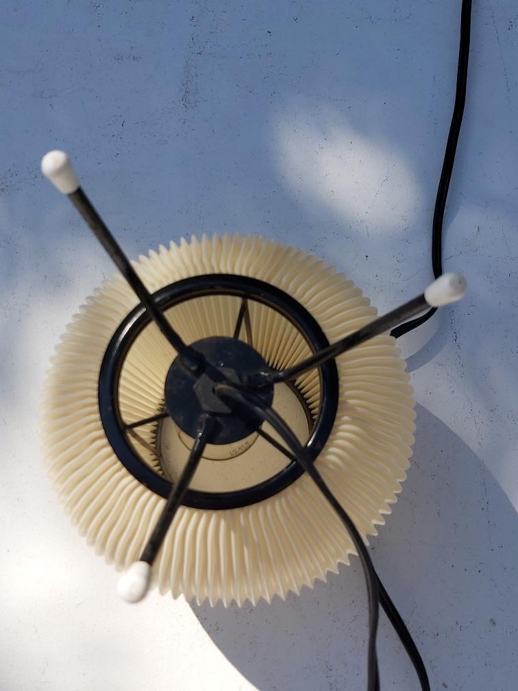 Rispal rodhoïd vintage lamp 50s