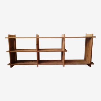 Etagere murale vintage en pin