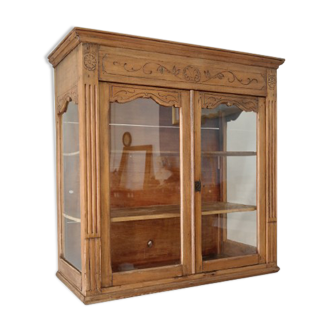 Old country window in walnut